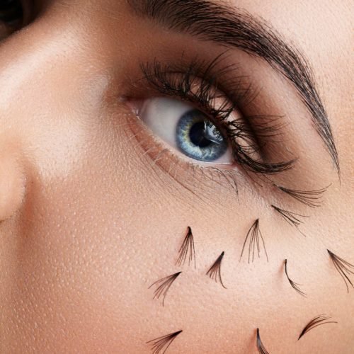 sparse eyelashes
